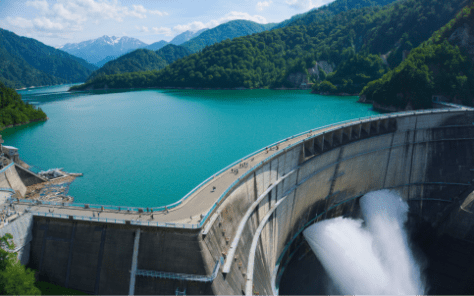 Protecting hydroelectric power equipment from dirt and sand