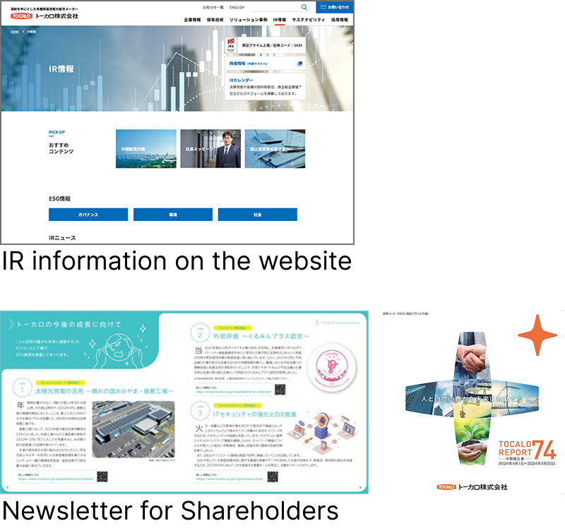 Newsletter for Shareholders